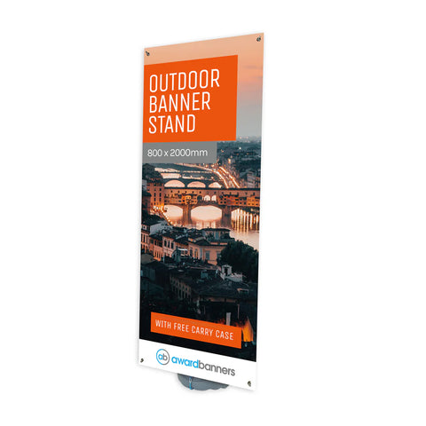 Outdoor Banner Stand - 800mm Wide