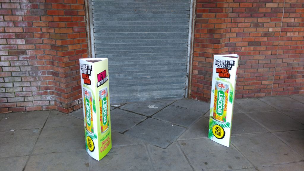 Printed Correx Bollard Covers