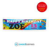 Rainbow PVC Birthday Banner - AB203