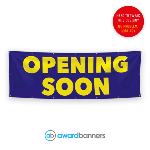 Opening Soon Pre-Designed Banner - AB214