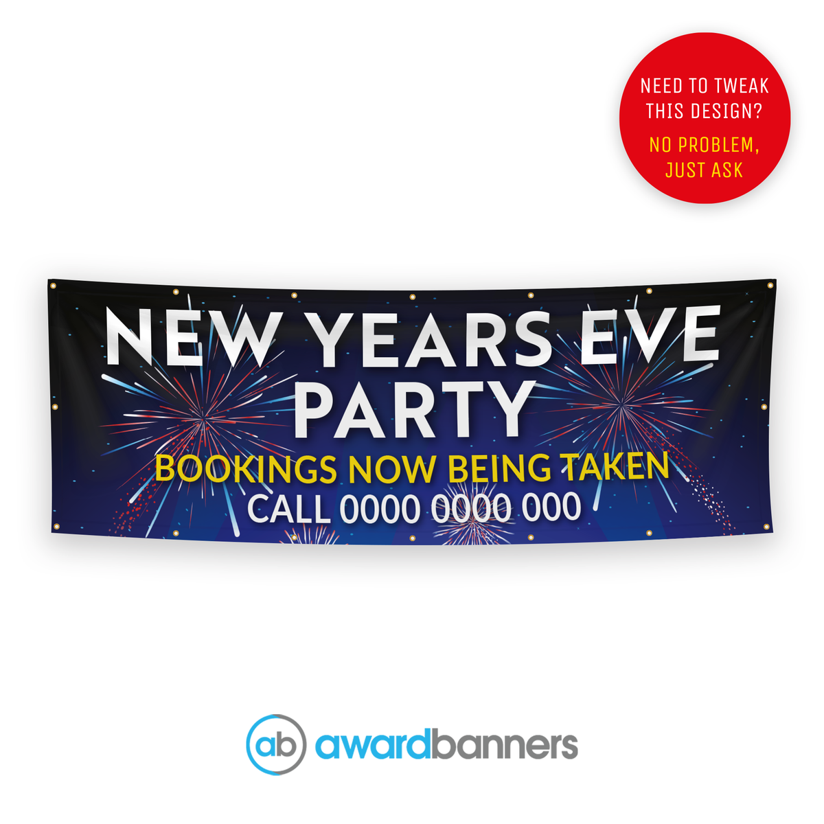 New Years Eve Party PreDesigned Banner AB226 Award Banner and