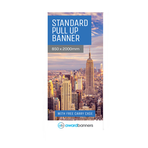 Replacement Graphic - 850mm wide Pull Up Banner