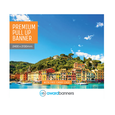 Replacement Graphic - 2400mm wide Pull Up Banner