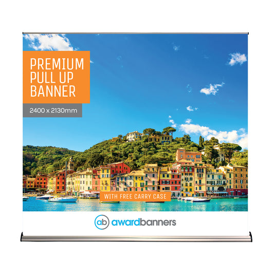 Premium Pull Up Banner | 2400mm Wide