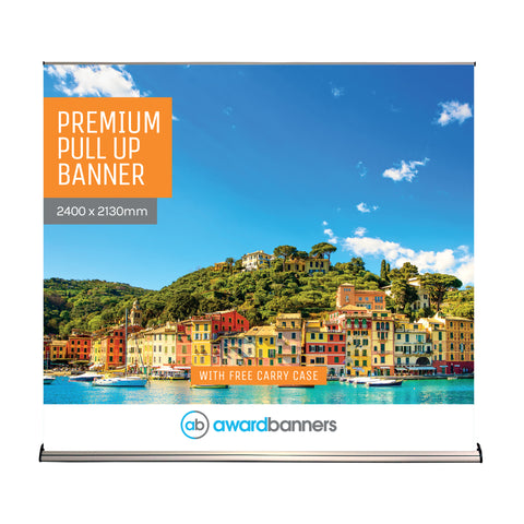 Premium Pull Up Banner - 2400mm Wide