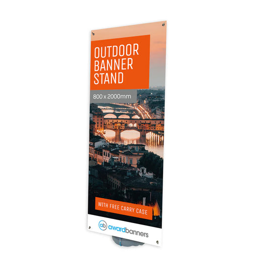 Outdoor Banner Stand | 800mm Wide
