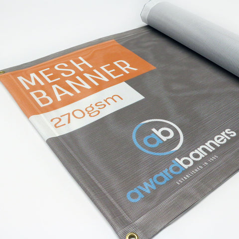 Mesh Banner - 270gsm PVC (Feet)