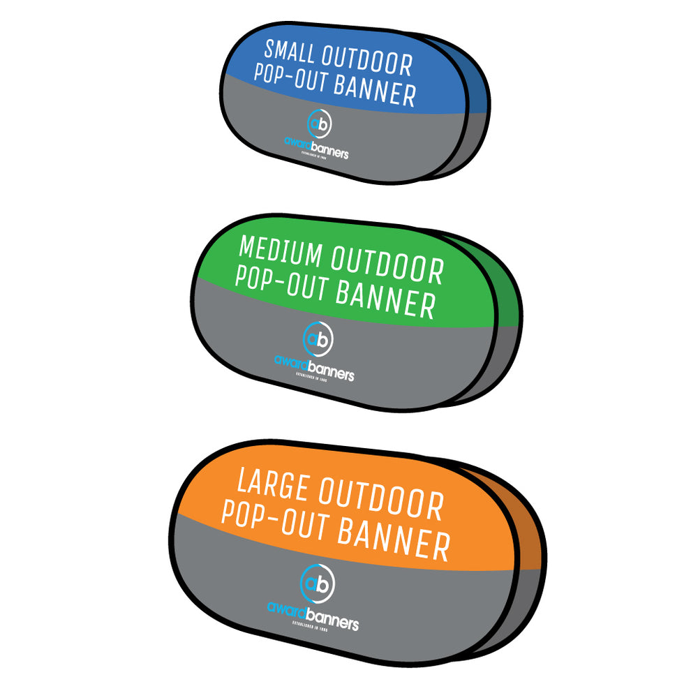 Outdoor Pop Out Banner – Award Banner and Signs Ltd
