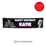 Dancers PVC Birthday Banner - AB143