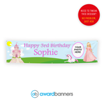 Princess PVC Birthday Banner - AB201