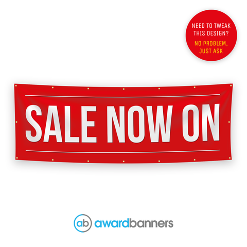 Sale Now On Pre-Designed Banner - AB106
