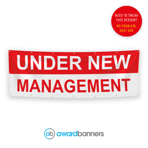 Under New Management Pre-Designed Banner - AB109