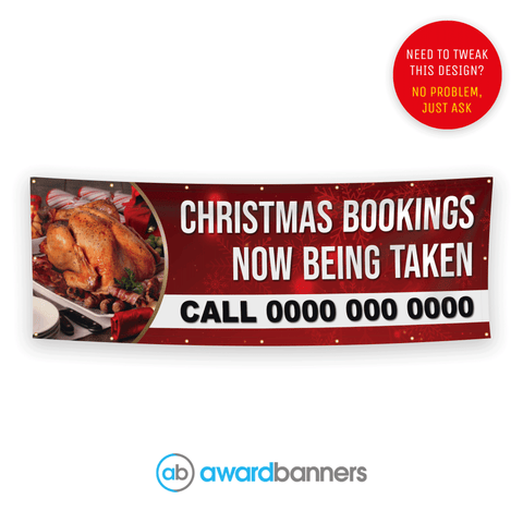 Christmas Bookings Pre-Designed Banner - AB141