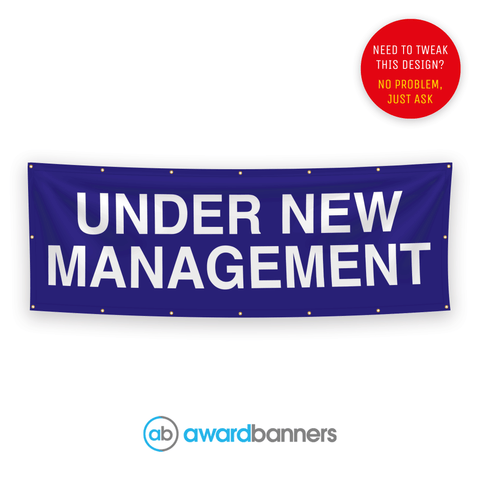 Under New Management Pre-Designed Banner - AB209