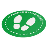 Please Stand Here - 400mm Circle - Social Distancing Floor Graphic