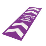 Proceed Forward When Possible - 250mm x 800mm - Social Distancing Floor Graphic