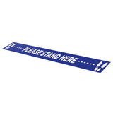 Please Stand Here - 1000mm x 70mm - Social Distancing Floor Graphic