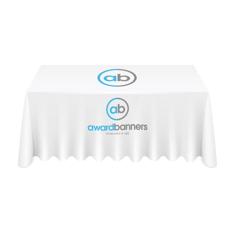 Full Colour Digitally Printed Display Polyester Tablecloth