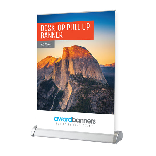 Desktop Pull Up Banner | A3 Size