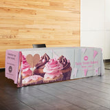 Full Colour Digitally Printed Display Polyester Tablecloth